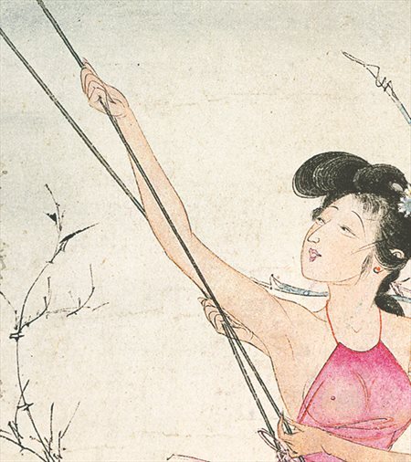 隆林-胡也佛的仕女画和最知名的金瓶梅秘戏图